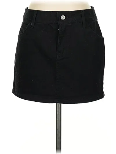 Pre-owned Wilfred Free Denim Skirt In Black