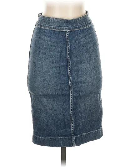 Pre-owned Wilfred Free Denim Skirt In Blue
