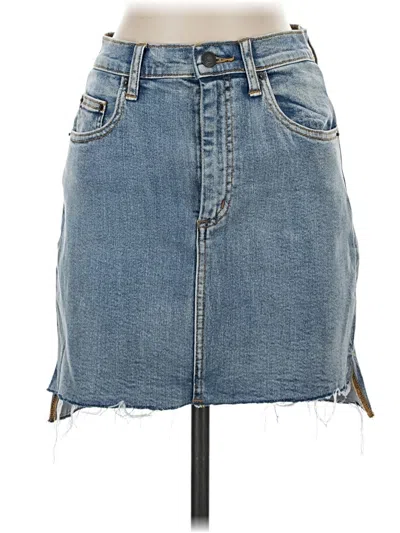 Pre-owned Wilfred Free Denim Skirt In Blue