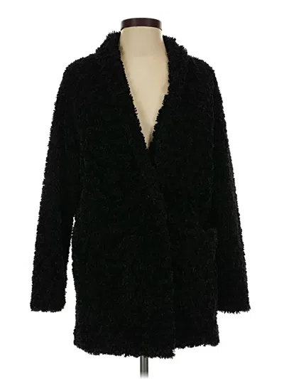 Pre-owned Wilfred Free Faux Fur Jacket In Black