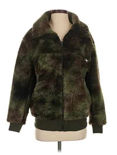 Pre-owned Wilfred Free Faux Fur Jacket In Green