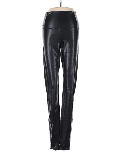 Pre-owned Wilfred Free Faux Leather Pants In Black