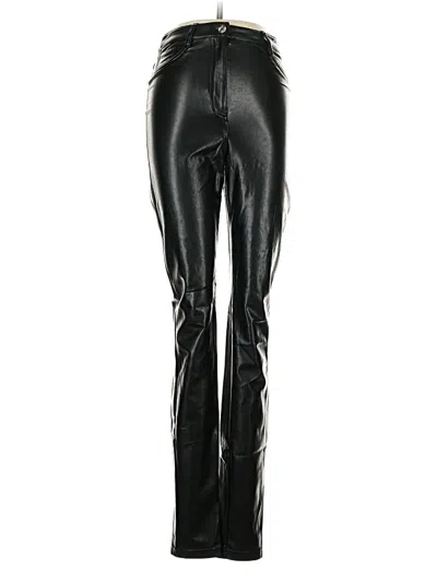 Pre-owned Wilfred Free Faux Leather Pants In Black