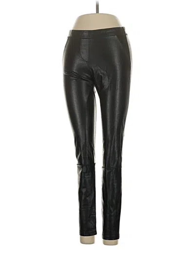 Pre-owned Wilfred Free Faux Leather Pants In Black