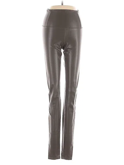 Pre-owned Wilfred Free Faux Leather Pants In Gray