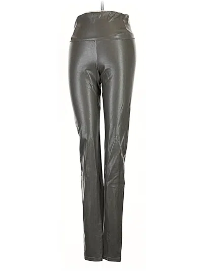 Pre-owned Wilfred Free Faux Leather Pants In Gray