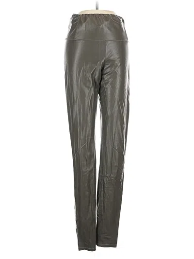 Pre-owned Wilfred Free Faux Leather Pants In Silver