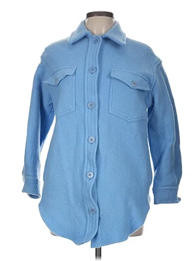 Pre-owned Wilfred Free Fleece Jacket In Blue