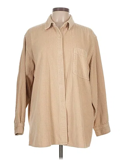 Pre-owned Wilfred Free Fleece Jacket In Tan