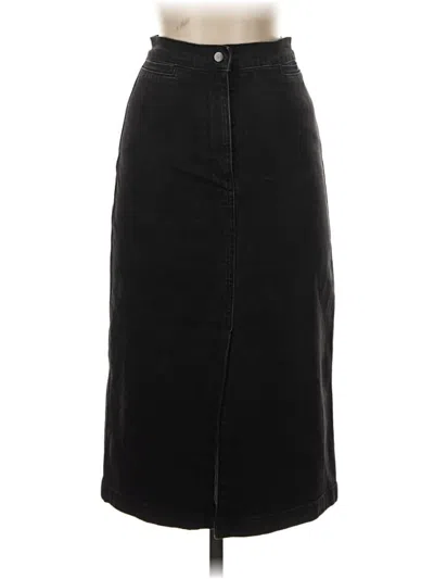 Pre-owned Wilfred Free Formal Skirt In Black