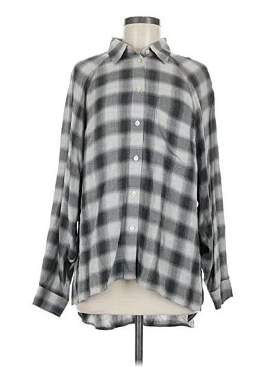 Pre-owned Wilfred Free Long Sleeve Blouse In Gray