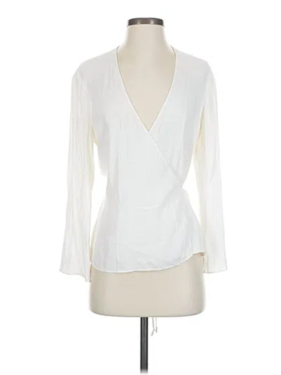 Pre-owned Wilfred Free Long Sleeve Blouse In White