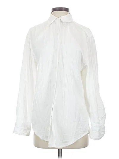 Pre-owned Wilfred Free Long Sleeve Blouse In White