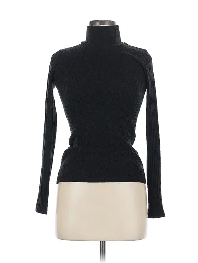 Pre-owned Wilfred Free Long Sleeve Top Black Turtleneck Tops