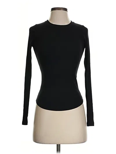 Pre-owned Wilfred Free Long Sleeve Top Black Turtleneck Tops
