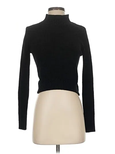 Pre-owned Wilfred Free Long Sleeve Top Black Turtleneck Tops