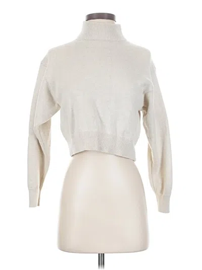 Pre-owned Wilfred Free Long Sleeve Top Gray Turtleneck Tops