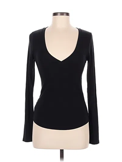 Pre-owned Wilfred Free Long Sleeve T-shirt In Black