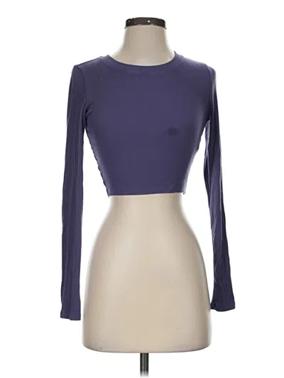 Pre-owned Wilfred Free Long Sleeve T-shirt In Purple