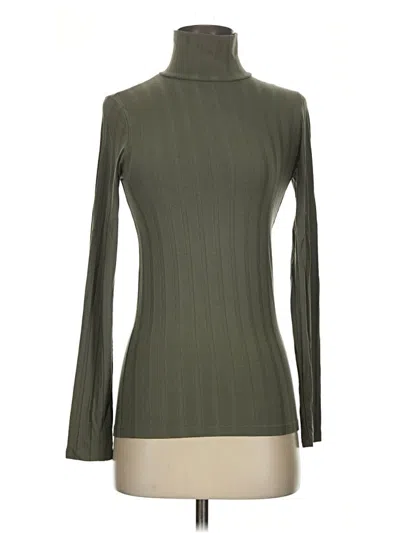Pre-owned Wilfred Free Long Sleeve Turtleneck In Green