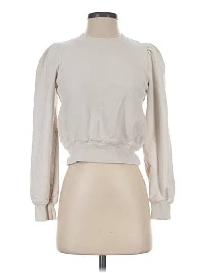 Pre-owned Wilfred Free Long Sleeve Turtleneck In Ivory