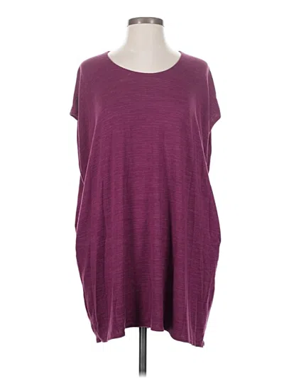 Pre-owned Wilfred Free Poncho In Purple