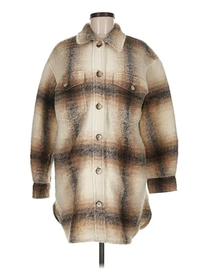 Pre-owned Wilfred Free Poncho In Tan