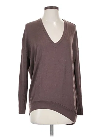 Pre-owned Wilfred Free Pullover Sweater In Brown