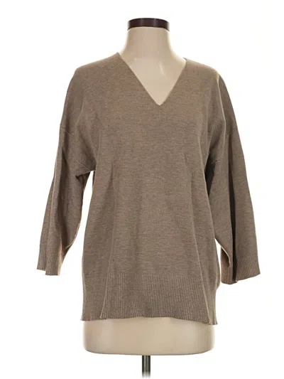 Pre-owned Wilfred Free Pullover Sweater In Brown