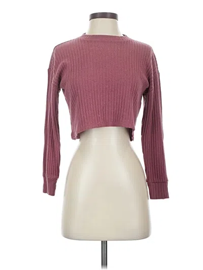 Pre-owned Wilfred Free Pullover Sweater In Burgundy