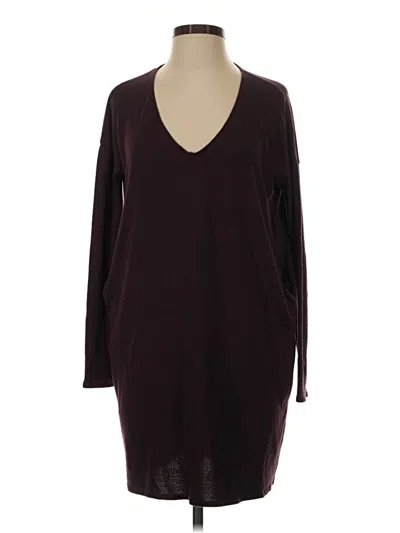 Pre-owned Wilfred Free Pullover Sweater In Burgundy