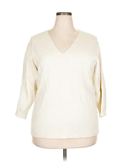 Pre-owned Wilfred Free Pullover Sweater In White