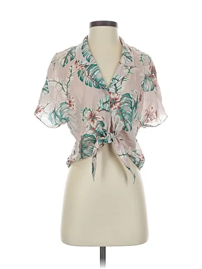Pre-owned Wilfred Free Short Sleeve Blouse In Pink