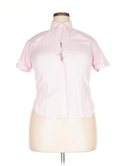 Pre-owned Wilfred Free Short Sleeve Blouse In Pink