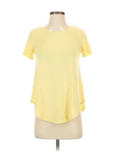 Pre-owned Wilfred Free Short Sleeve T-shirt In Yellow