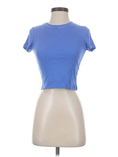 Pre-owned Wilfred Free Short Sleeve T-shirt In Blue