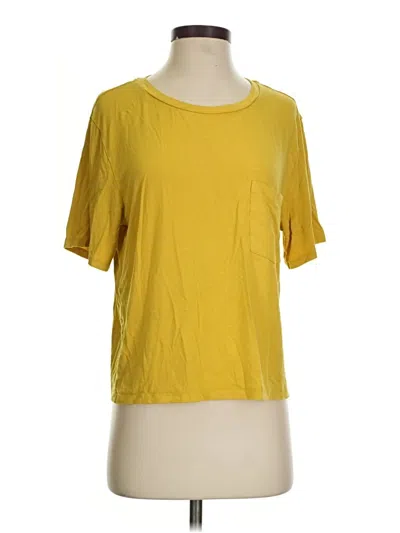 Pre-owned Wilfred Free Short Sleeve T-shirt In Yellow