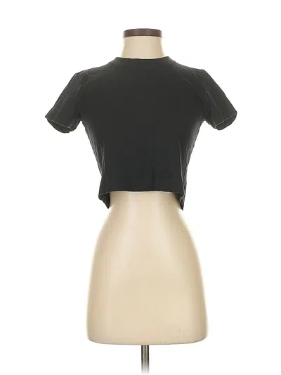 Pre-owned Wilfred Free Short Sleeve Turtleneck In Black