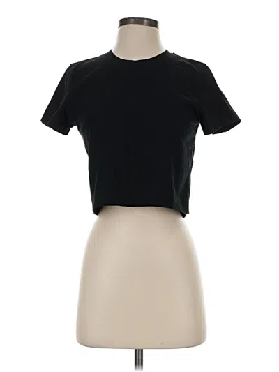 Pre-owned Wilfred Free Short Sleeve Turtleneck In Black