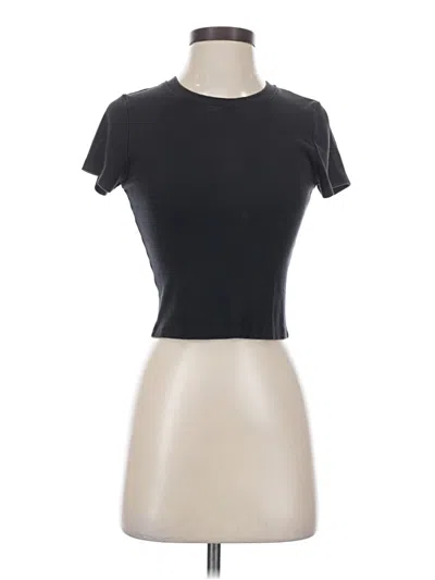 Pre-owned Wilfred Free Short Sleeve Turtleneck In Black