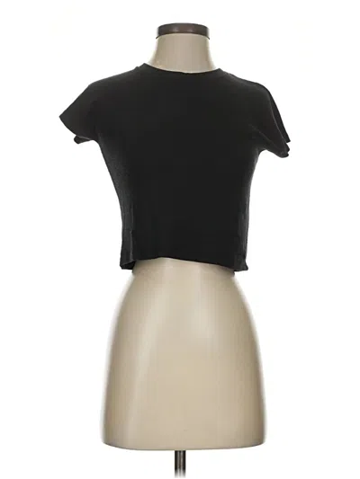 Pre-owned Wilfred Free Short Sleeve Turtleneck In Black