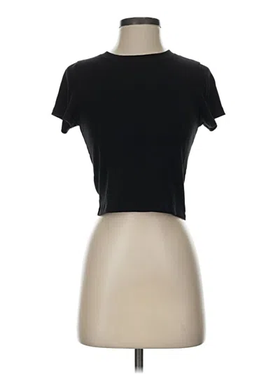 Pre-owned Wilfred Free Short Sleeve Turtleneck In Black