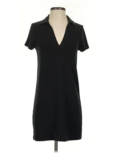 Pre-owned Wilfred Free Short Sleeve Turtleneck In Black