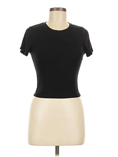 Pre-owned Wilfred Free Short Sleeve Turtleneck In Black