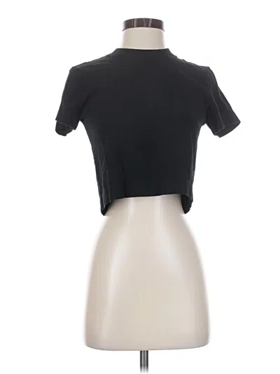 Pre-owned Wilfred Free Short Sleeve Turtleneck In Black