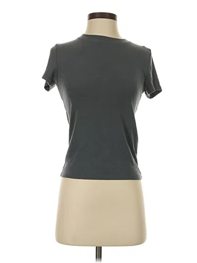 Pre-owned Wilfred Free Short Sleeve Turtleneck In Gray