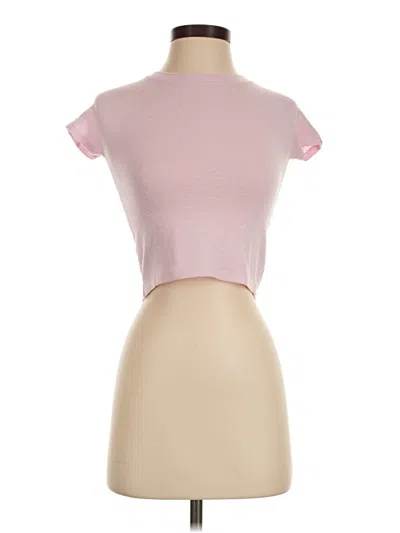 Pre-owned Wilfred Free Short Sleeve Turtleneck In Pink