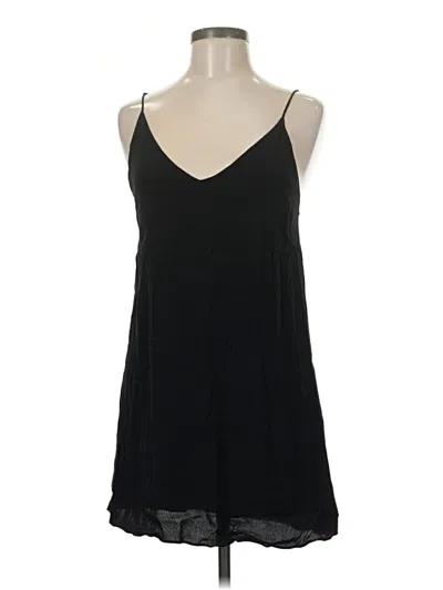 Pre-owned Wilfred Free Sleeveless Top Black Halter Neckline Tops