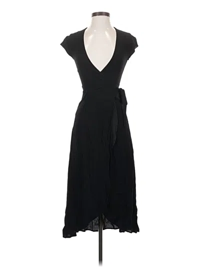 Pre-owned Wilfred Free Sleeveless Top Black Plunge Neckline Tops