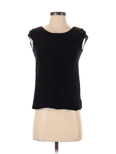 Pre-owned Wilfred Free Sleeveless Top Black Scoop Neck Tops